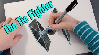 How to draw Star Wars Spaceships  e64 [upl. by Shelah]