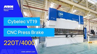 ADH 220T4000mm CNC Press Brake with Cybelec VT19 Controller [upl. by Nolan]