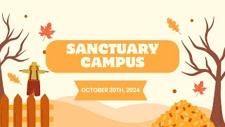 Sanctuary Campus Contemporary Worship  October 20th 2024 [upl. by Nnaeilsel]