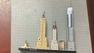 Building Lego New York City 21028 [upl. by Anayek465]