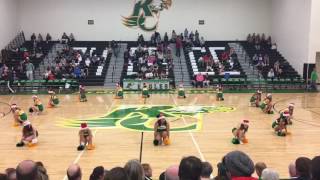 Rchs Cheerleaders Christmas dance routine [upl. by Silvers914]