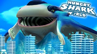 New GIANT Manta Ray Shark Unlocked  Hungry Shark World  HD [upl. by Nnaeerb]