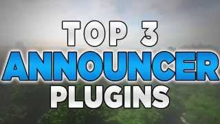 Minecraft Saturday  Top 3 quotAnnouncerquot Plugins  21 [upl. by Furgeson336]