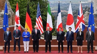 Leaders of G7 nations gather in Italy [upl. by Eenal]