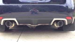 2008  WRX amp STi hatch Invidia dual n1 cat back exhaust [upl. by Nytsirhc]