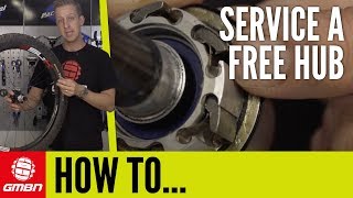 How To Service A Free Hub Body  Mountain Bike Maintenance [upl. by Four291]