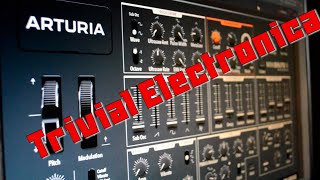 Arturia MiniBrute V Trivial Electronica 2024 [upl. by Nyre]