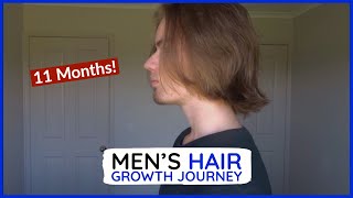 Mens Hair Growth Journey  Month 11 [upl. by Angelina4]