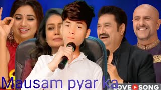 Mausam pyar ka song indian idol song viral bast performance Indian idol new Altamash6345 [upl. by Yebot602]