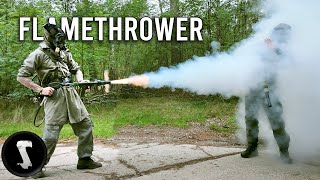 Scaring the  out of Players with Worlds First ACTUAL Airsoft FLAMETHROWER [upl. by Asiulana531]