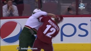 Michael Rupp vs Paul Bissonnette Feb 28 2013 [upl. by Yankee911]