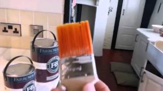 How to paint kitchen units using Farrow And Ball [upl. by Aneloj]