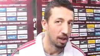 SPORTNETWORK u TURSKOJ Hidajet Turkoglu posle pobede nad Srbijom [upl. by Zenger537]