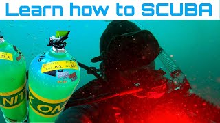 Scuba diving PADI advanced open water certification 100 feet deep Gear and Equipment [upl. by Eenhat]