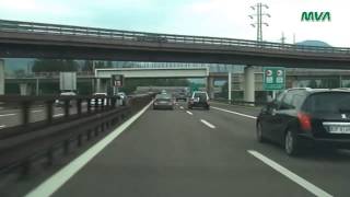 Italy  Italien  Autostrada A 22 zwischen San Michele Alladige und Bolzano Nord [upl. by Enileqcaj]