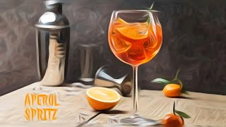 APEROL SPRITZ cocktail  recipe and how to make [upl. by Nosduh]