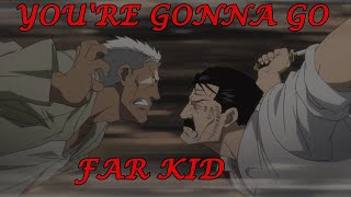 King Bradley Fight Tribute  quotYoure Gonna Go Far Kidquot Fullmetal Alchemist Brotherhood AMV [upl. by Nnaoj]