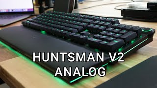 Razer Huntsman V2 Analog  Game Changer or Gimmick [upl. by Ruddie]