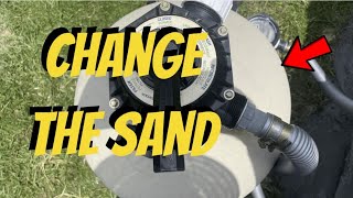 How to Easily Change Old Sand in a Pool Filter System for a Better Pool [upl. by Toy]