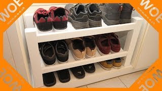 Modernes Schuhregal selber bauen [upl. by Goldwin66]