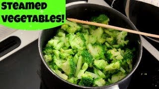 How to steam vegetables without a steamer [upl. by Enylrac]