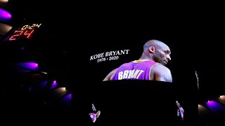 Kobe Bryant Madison Square Garden Tribute  COURTSIDE POV  RIP Mamba [upl. by Dnallor]