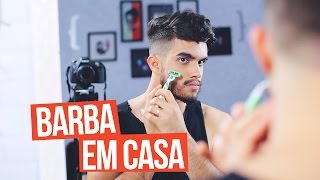 COMO FAZER A BARBA EM CASA [upl. by Aihsinat]