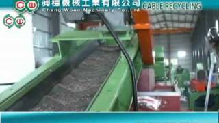 Cable Wires Recycling Line wmv [upl. by Suivatnad863]