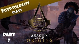 Egyptologist plays ASSASSINS CREED ORIGINS  Part 7 Nikiou Fort and THIS GUY [upl. by Eimme10]