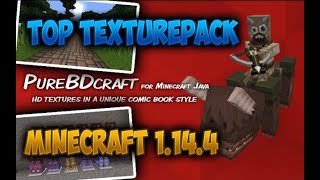 Review PureBDCraft Minecraft 119 y anteriores  Top Texturepack  Descarga e Instalación  2022 [upl. by Birecree]