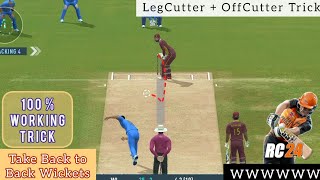 Fast Bowling Wicket Taking Trick 💯  Real Cricket 24 Bowling Tips  RC24 [upl. by Larok231]