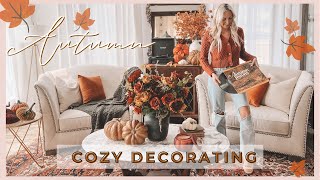 🍁 New FALL DECORATE WITH ME  2023 FALL DECORATING IDEAS  COZY FALL DECOR IDEAS 2023  PART 1 [upl. by Moishe270]