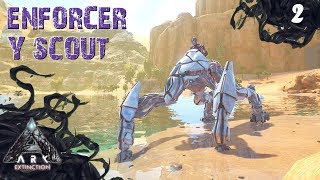 Crear Enforcer y Scout  ARK EXTINCTION 2  Servidor Oficial PVE [upl. by Telford122]