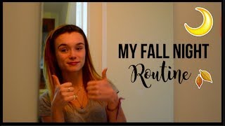 MY FALL NIGHT ROUTINE ♡ [upl. by Fiorenze]