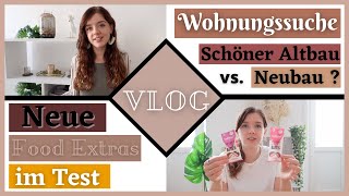 WOHNUNGSSUCHE in Hamburg ● Altbau  Neubau ● Vegan Food Test  Ravellis  Foodloose  Pralinis VLOG [upl. by Reitrac]