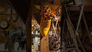 The making of Dutch wooden shoes at Zaanse Schans Holland Netherlands 🇳🇱 [upl. by Fries]