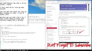 How To Create TRC20 Token [upl. by Nrubliw126]