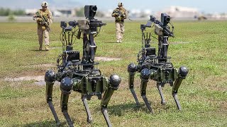 US Army Testing Brand New Scary Robot Dogs for Combat Operations [upl. by Annaj462]