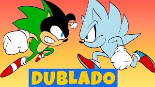 Sonic ASHURA vs NAZO DUBLADO [upl. by Brewer]