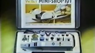 Weller MiniShop Tool Kit Commercial 1976 [upl. by Nirmak]