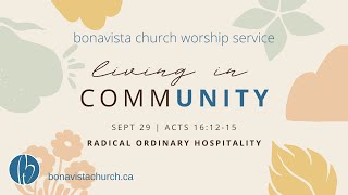 Bonavista Church Livestream  September 29 2024 [upl. by Bonner]