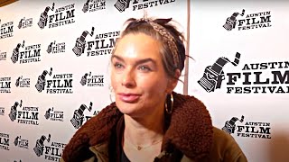 Lena Headey quotThe Trapquot Red Carpet Interview  Austin Film Festival 2023 [upl. by Atnohsal771]