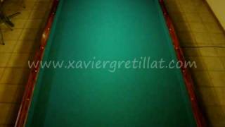 Billard français  Billiard ELearning  Technique  67 rappels de long  3ème partie 4567 [upl. by Spatz]