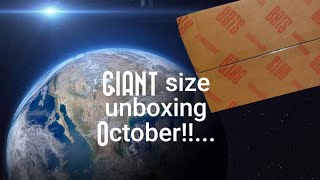 Giant size unboxing October coming up sooooon [upl. by Alane]