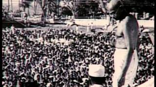 quotMahatma Gandhi Pilgrim of Peacequot documentary film colour and bw 1997 [upl. by Eneleoj958]