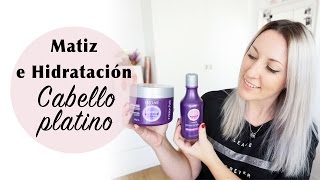 Tratamiento matizador e hidratante para cabello rubio  Colaboración con Brasil y Belleza [upl. by Phalan]