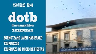 dotb Txupinazo de inicio de las fiestas de AmorebietaEtxano 2023 [upl. by Hnoj242]