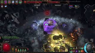 PoE 325 Necromancer Poison ZombieSkelies  Very tanky  54M DPS [upl. by Ellicul]