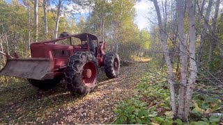 Logging at off grid property with 230 Timberjack [upl. by Eniamart]