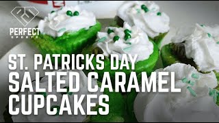 St Pattys Day Salted Caramel Protein Cupcake Recipe [upl. by Harry961]